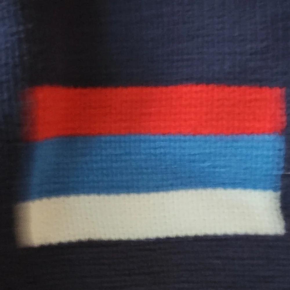 VINTAGE Gymboree Kids Navy Sweater Colorful Flag Design Size Medium Boy Girl